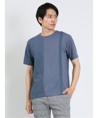 m.f.editorial/接触冷感 切替クルーネック 半袖 メンズ Tシャツ カットソー カジュアル インナー ビジネス ギフト プレゼント/505340195