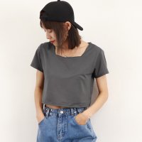 miniministore/ショート丈Tシャツ レディース 半袖韓国/505340374