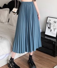 Dewlily/プリーツロングスカート レディース ボトムス 春服 夏服 秋服 韓国ファッション 10代 20代 30代 フレア ミディ丈 Aライン オフィスカジュアル/505340526