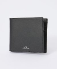 A.P.C./アーペーセー A.P.C. PXAWV H63153 二つ折り財布 メンズ 財布 ミニ財布 レザー シンプル プレゼント カーフレザー ギフト 革 ダークネイビ/505340538