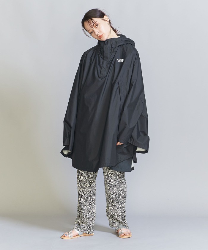 美品THE 取りまわし NORTH FACEノースフェイス前開きポンチョ 美品THE 取りまわし NORTH FACEノースフェイス前開きポンチョ