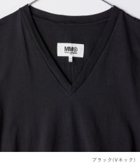 MM6 Maison Margiela/エムエム6 MM6 S52GC0189 S24405 Tシャツ レディース メゾンマルジェラ 半袖 カットソー パックT Vネック ラウンドネック カジュアル /505340274