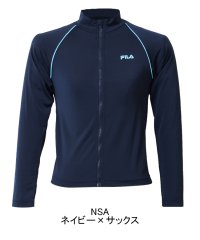 FILA/FILA長袖スクール水着ラッシュガードフルジップタイプ/505342265