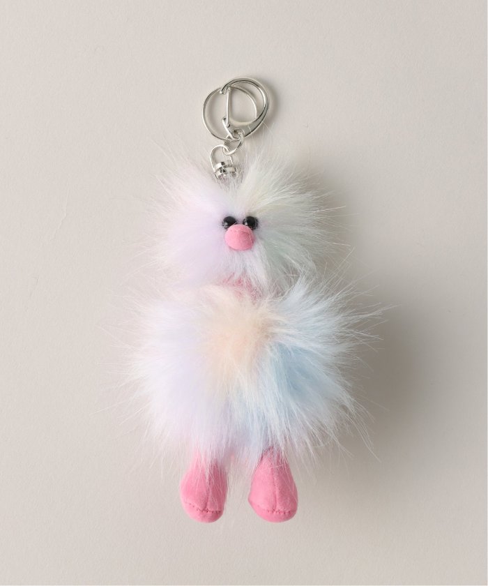 GREY MANSION】Baby Ostrich Pom－pom Key Ri(505342324