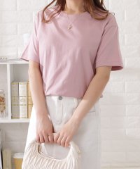 Lace Ladies/レースレディース Lace Ladies 半袖カラーミニマルTシャツ/505328431