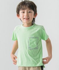 BeBe/【接触冷感】胸ポケット付きラグランスリーブTシャツ(90~150cm)/505334573