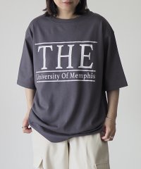 Riberry/THE U.O.Mロゴプリント半袖BIGTシャツ/505341662