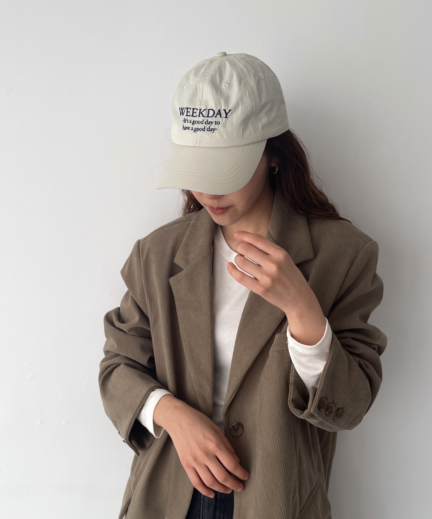 ベージュ GATHERING キャップ 調整可能 ベージュ GATHERING キャップ 調整可能