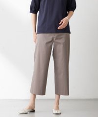 J.PRESS LADIES/【WEB限定カラーあり・セットアップ対応・洗える・撥水・防汚】コットンFITTYシャーク ワイド アンクル パンツ/505344440