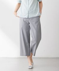 J.PRESS LADIES（LARGE SIZE）/【WEB限定カラーあり・セットアップ対応・洗える・撥水・防汚】コットンFITTYシャーク ワイド アンクル パンツ/505344442