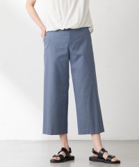 J.PRESS LADIES（LARGE SIZE）/【WEB限定カラーあり・セットアップ対応・洗える・撥水・防汚】コットンFITTYシャーク ワイド アンクル パンツ/505344442