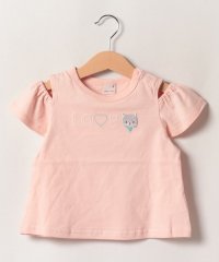 petit main/【リンク/接触冷感】ハート猫Tシャツ/505338541