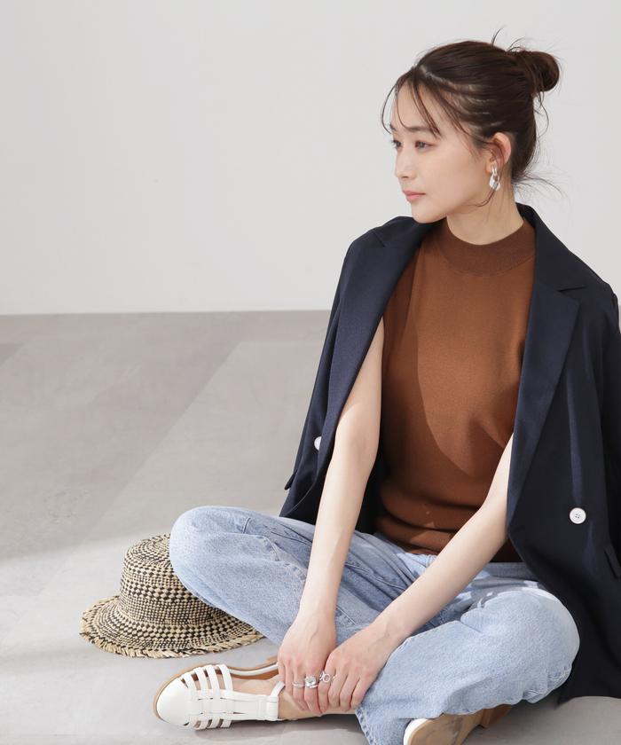 ストレッチダブルブレストライトジャケット《S Size Line