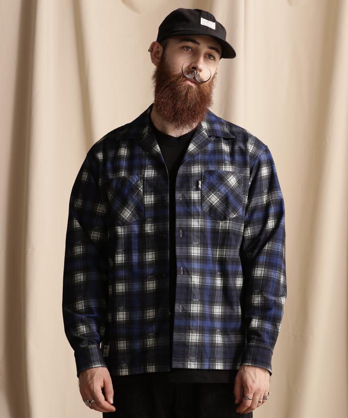 セール】LS OMBRE NEL SHIRT/オンブレチェック ネルシャツ セール】LS OMBRE NEL SHIRT/オンブレチェック ネルシャツ