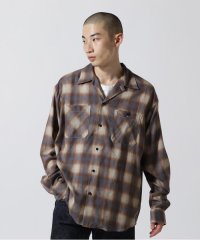 B'2nd/MINEDENIM / Drape Denim Ombre Check Loose Work SH/505345030