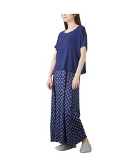 MAC HOUSE(women)/NAVY ネイビー 半袖Tシャツ＆ワンピース ルームウェアセット 482980/505341238