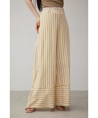 AZUL by moussy/CONTRAST BORDER WIDE PANTS/505345203