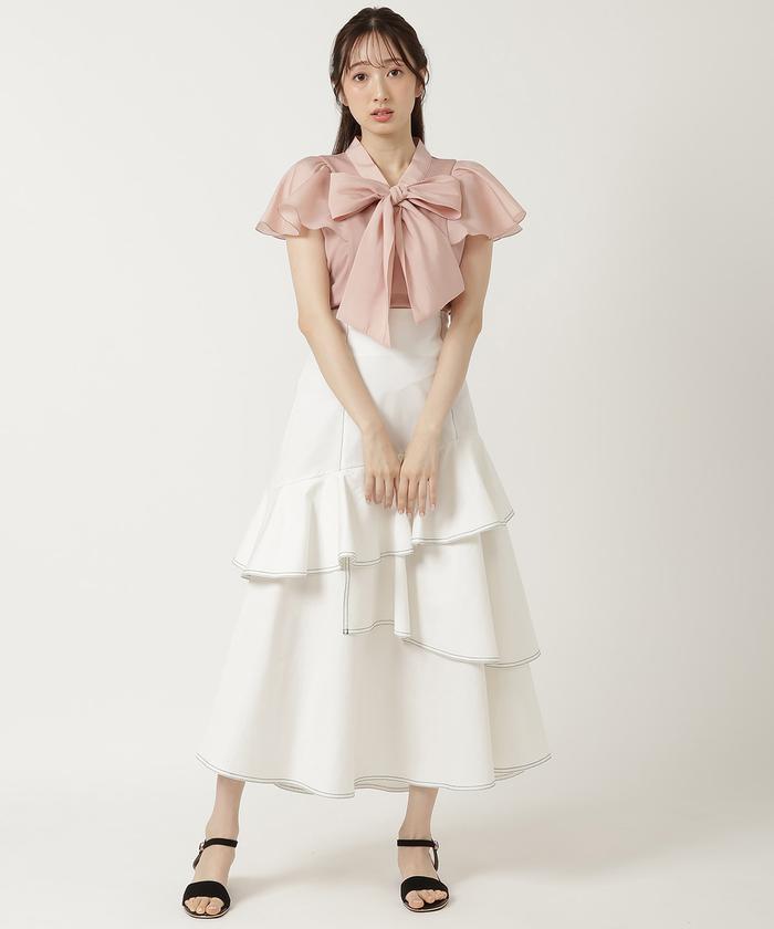 VALENTINO イタリア製 アセテート・レーヨン混紡 スカート 2