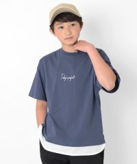 GLAZOS/【接触冷感】裾レイヤード半袖Tシャツ/505333984