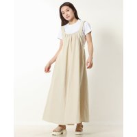 STYLEBLOCK/スタイルブロック STYLEBLOCK ワッシャータフタギャザーノースリーブワンピース/505338553