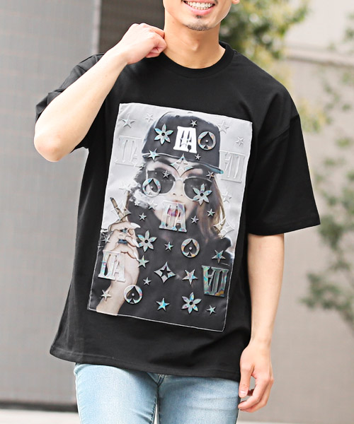 tシャツ 転写プリント 安い エンボス