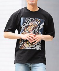 LUXSTYLE/ガールズフォト転写エンボスTシャツ/Tシャツ メンズ 半袖 ガールズフォト 虎 タイガー エンボス ロゴ アニマル/505345905