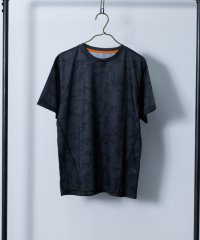 Nylaus select/吸汗速乾 ドットカモフラージュ柄 総柄プリント ドライTシャツ/505346041