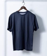 Nylaus select/吸汗速乾 ボーダー柄 総柄プリント ドライTシャツ/505346045