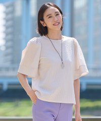 JIYU-KU(LARGE SIZE)/【WEB限定・洗える】シャドウサッカー カットソー/505346418