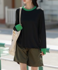 TeddyShop/テディショップ Teddyshop レディース水着 長袖ラッシュガード+ハーフパンツ+ビスチェ風ハイウエスト上下タンキニ 4点セット【返品不可商品】/505252894