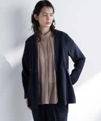 la.f.../【大きいサイズ】KIRERI快適リラックスノーカラージャケット《接触冷感/UVカット/吸汗速乾/洗濯機で洗える》/505340943