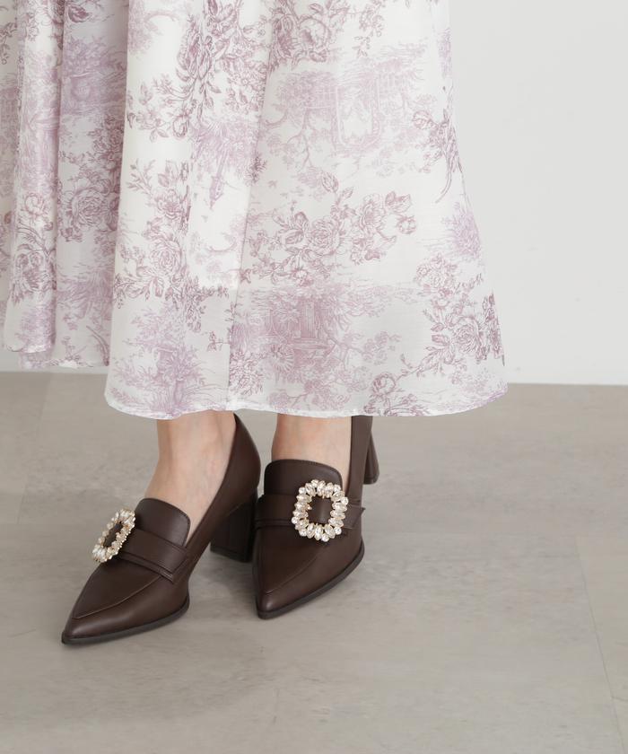 セール 60%OFF】《sweet掲載商品》ポインテッドローファー