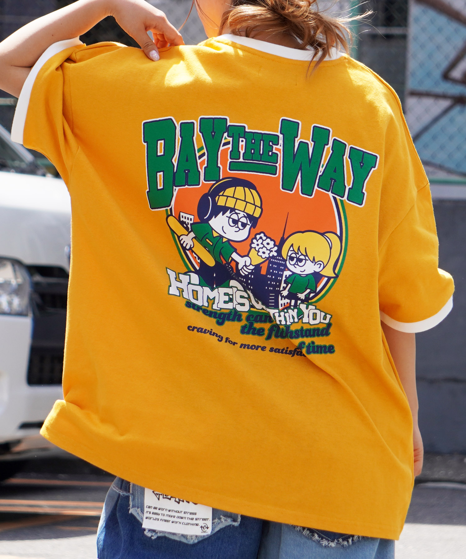 ワンフォークロージング 1111clothing オーバーサイズ リンガーT ワンフォークロージング 1111clothing オーバーサイズ リンガーT