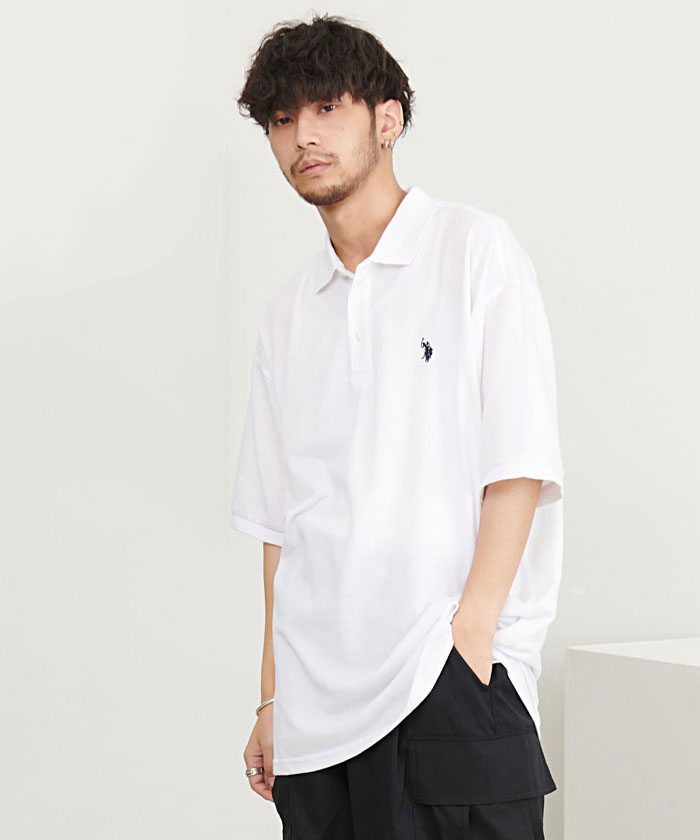 セール19%OFF】U.S. POLO ASSN. ワンポイントロゴビッグ半袖ポロシャツ