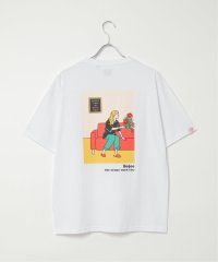 VENCE　EXCHANGE/花束刺繍女子Tシャツ/505328156
