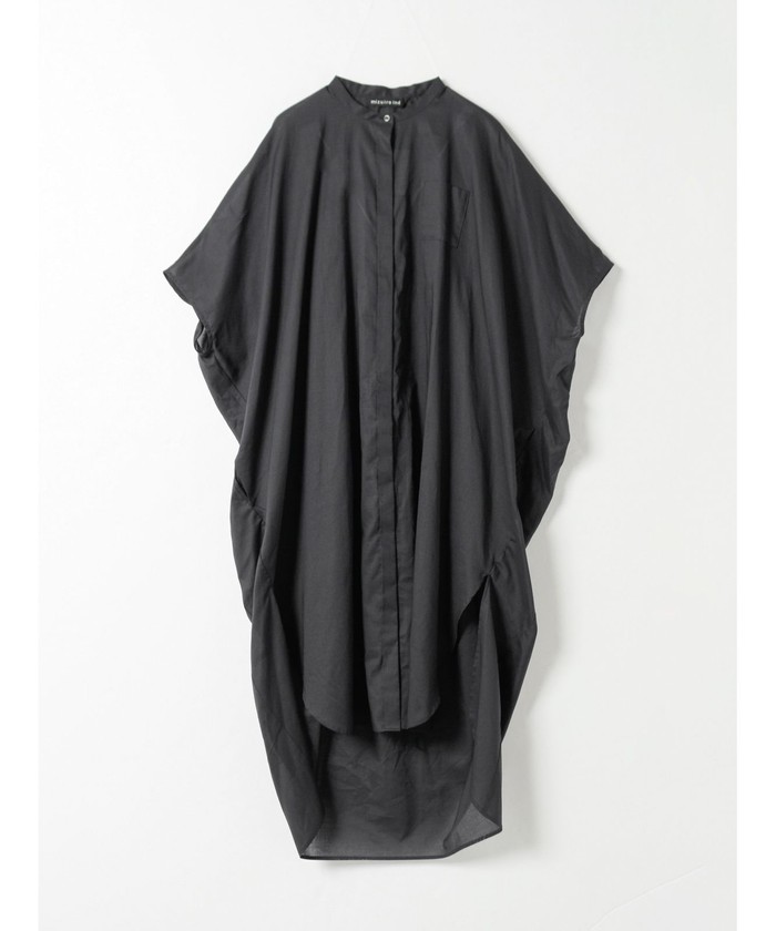 セール 30%OFF】mizuiro ind バンドカラーバックギャザーシャツ