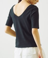 NICE CLAUP OUTLET/【pual ce cin】【earthy】バックシャン半袖Tシャツ/505340546