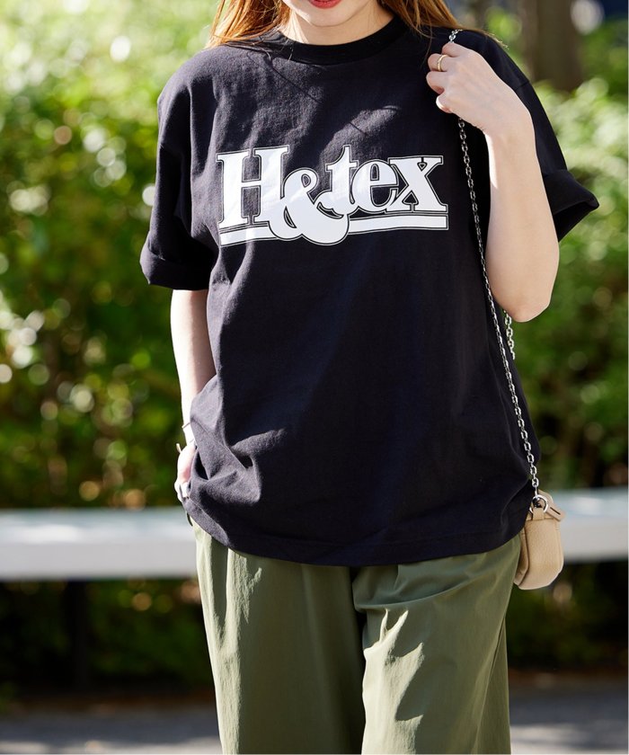 追加》【HANDTEX/ハンドテックス】ロゴプリントTシャツ(505350362