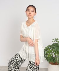 SHOO・LA・RUE/大人な透け感 シフォントップス/505350476