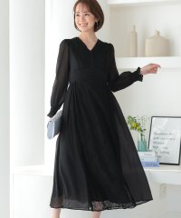 PourVous/プールヴー PourVous ロング&袖ありフォーマルプリーツセレモニー結婚式パーティードレス ワンピース 20代 30代 40代/505350529