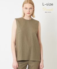 BEIGE，/【L－size】CAROLE / クルーネックブラウス/505350685