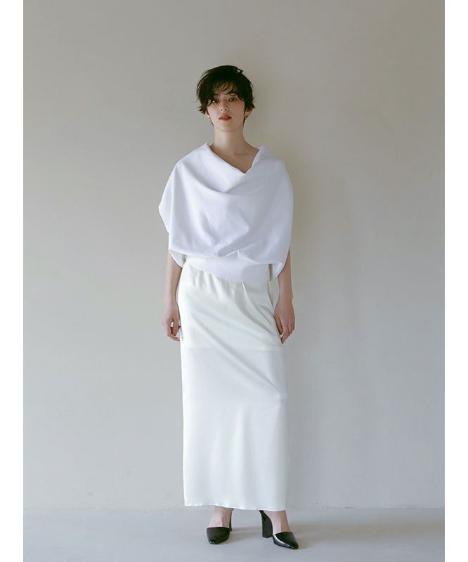 スリットサテンスカート(505351390) | エトレトウキョウ(ETRE'TOKYO) - d fashion