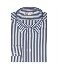 TOKYO SHIRTS/【国産しゃれシャツ】 ボタンダウン 長袖 形態安定 ワイシャツ 綿100%/505369314