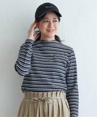 ikka/【親子おそろい】三角テレコ長袖Tシャツ/505215500