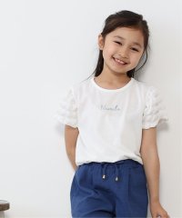 ikka kids/袖異素材刺繍ロゴTシャツ（120〜160cm）/505265995