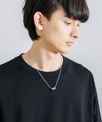 Rocky Monroe/チャームネックレス メンズ レディース ステンレス 合金 カニカン式 アクセサリー シルバー シンプル カジュアル ペンダント ペア お揃い プレゼント ギフト/505372502