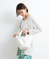 MK MICHEL KLEIN BAG/【2WAY】サークルハンドルフェイクレザートートバッグ/505373205