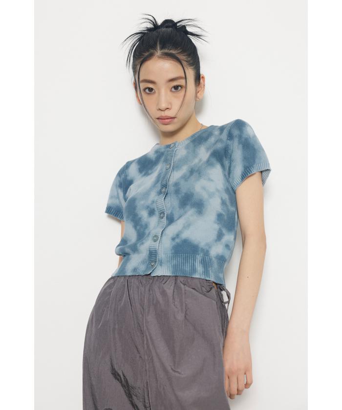 セール 20%OFF】TIE DYE LIKE クロップドニット(505373647