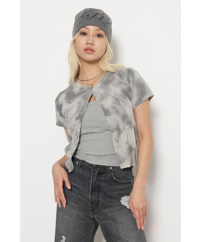 セール 53%OFF】TIE DYE LIKE クロップドニット(505373647