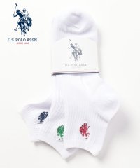 US POLO ASSN/Q.白無地 U.S. POLO ASSN. 刺繍3P/505346284